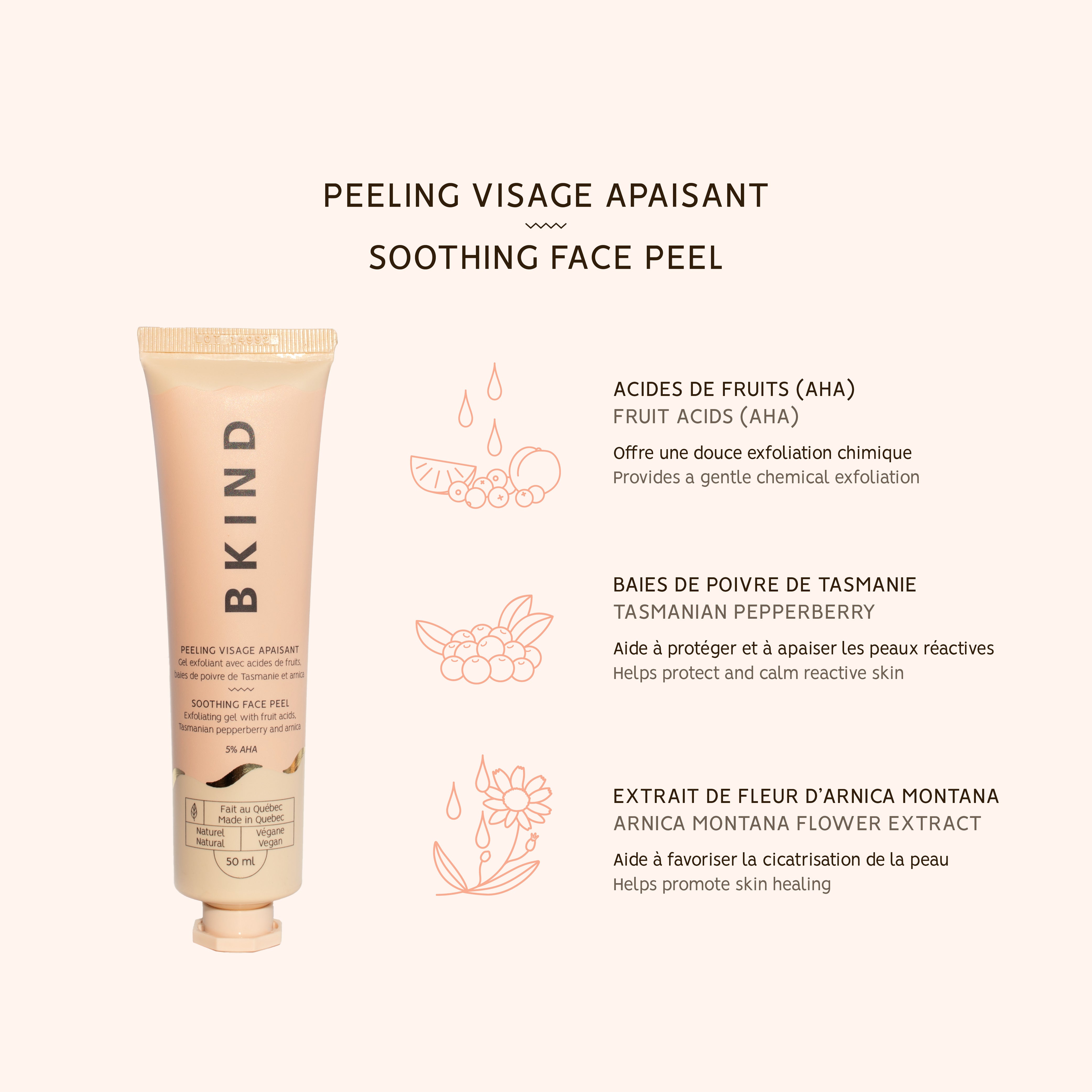 Gentle AHA Exfoliating Face Mask for Glowing Skin - Brightening & Hydrating Treatment for Sensitive Skin - Perfect for Daily Skincare Routine & Spa Nights