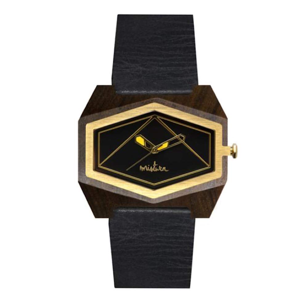 Mistura Infinite Swiss Wooden Watch - Handmade Wooden Wristwatch for Men, Natural Wood Grain, Eco-Friendly & Lightweight - Perfect for Casual Wear, Outdoor Adventures & Unique Gifts