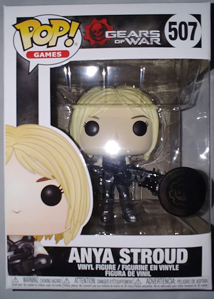 Funko Pop! Gears of War Anya Stroud Exclusive Vinyl Figure - Collectible Gaming Merchandise for Fans | Perfect for Display, Gifts & Game Room Decor