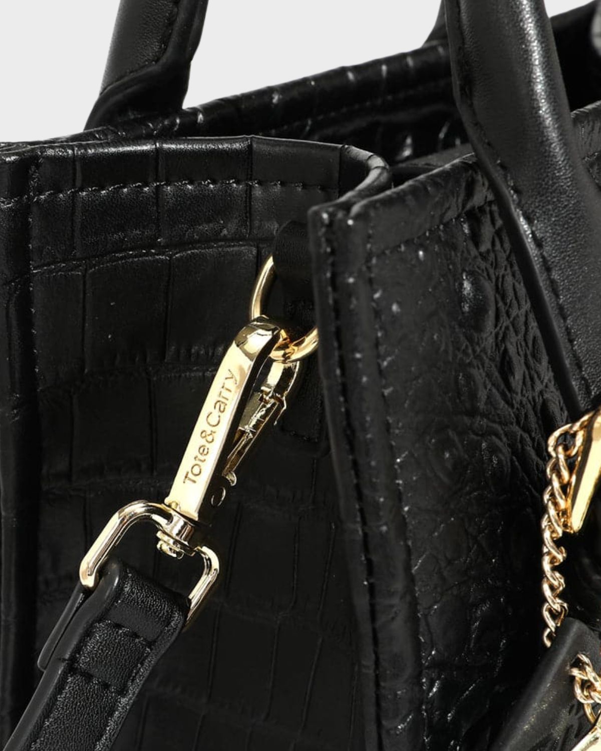 Apollo 2 Mini Tote Bag - Black Crossbody Shoulder Bag for Women | Perfect for Work, Travel & Shopping