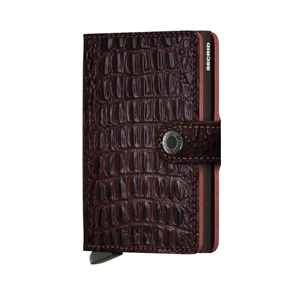 SECRID Miniwallet Nile - Slim RFID Blocking Leather Wallet for Men & Women | Perfect for Travel, Business & Everyday Use