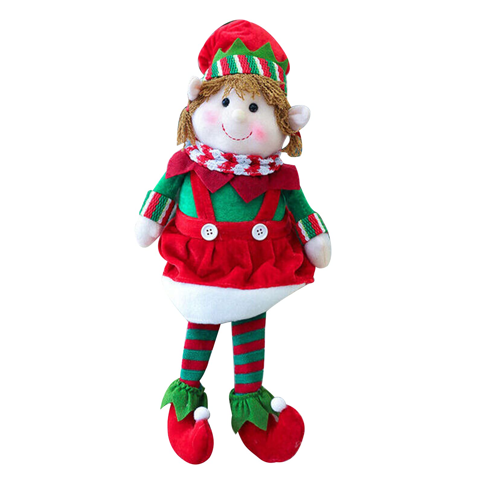 Christmas Elf Plush Doll - Cute Stuffed Toy for Boys & Girls, Holiday Party Gift, Home & Desktop Decor - Perfect for Christmas Decorations, Gifts & Festive Celebrations