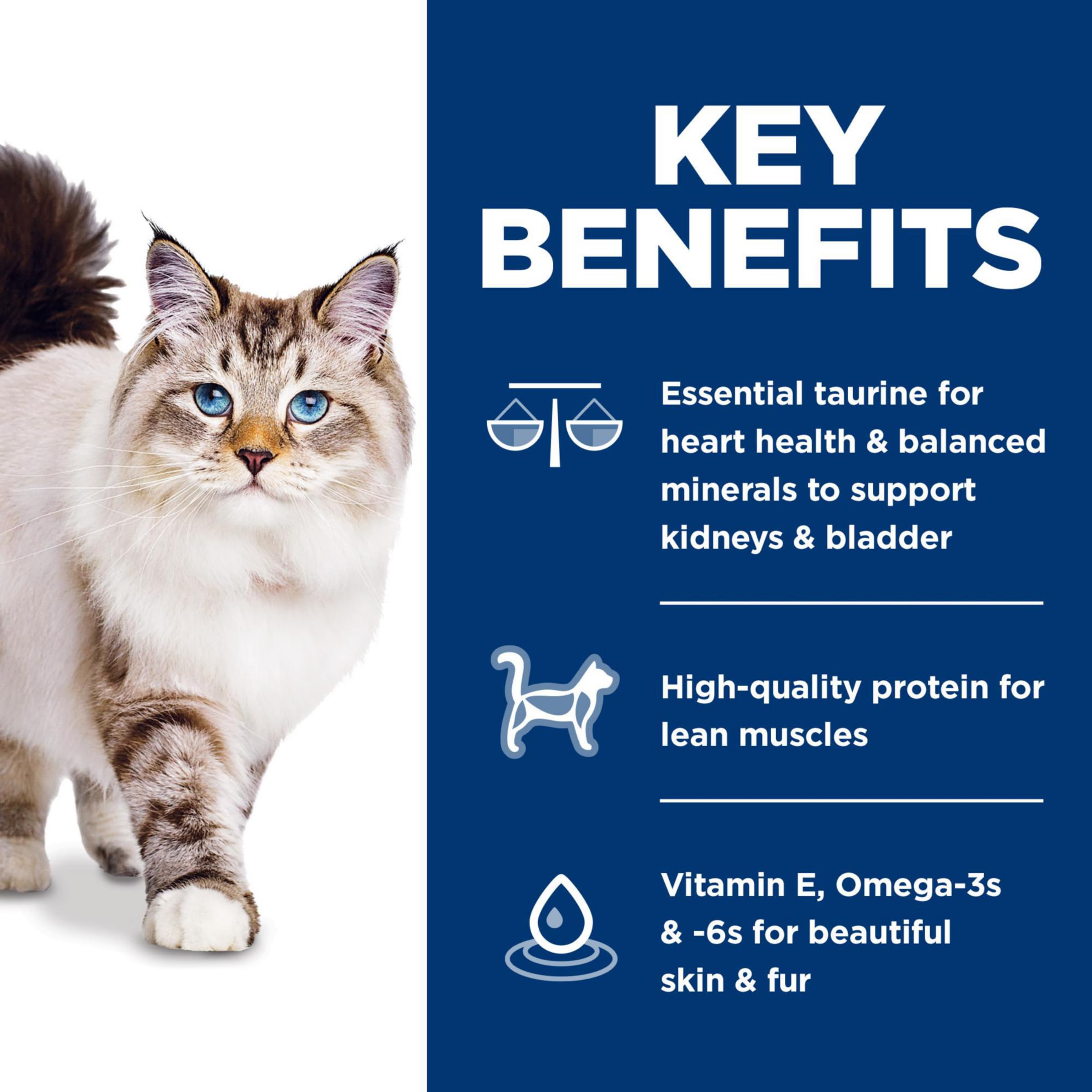 Hill's Science Diet Adult 1-6 Dry Cat Food - Premium Nutrition with Chicken & Brown Rice Recipe - No Corn, Wheat or Soy - 15 lb Bag - Ideal for Indoor Cats & Weight Management