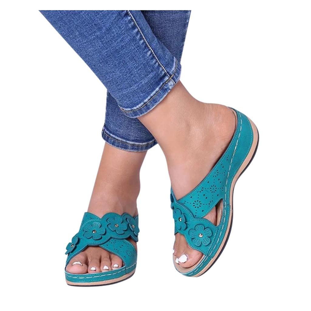 Best Women's Walking Sandals for Plantar Fasciitis & Flat Feet - Adjustable Straps for All-Day Comfort - Perfect for Hiking, Travel & Everyday Wear