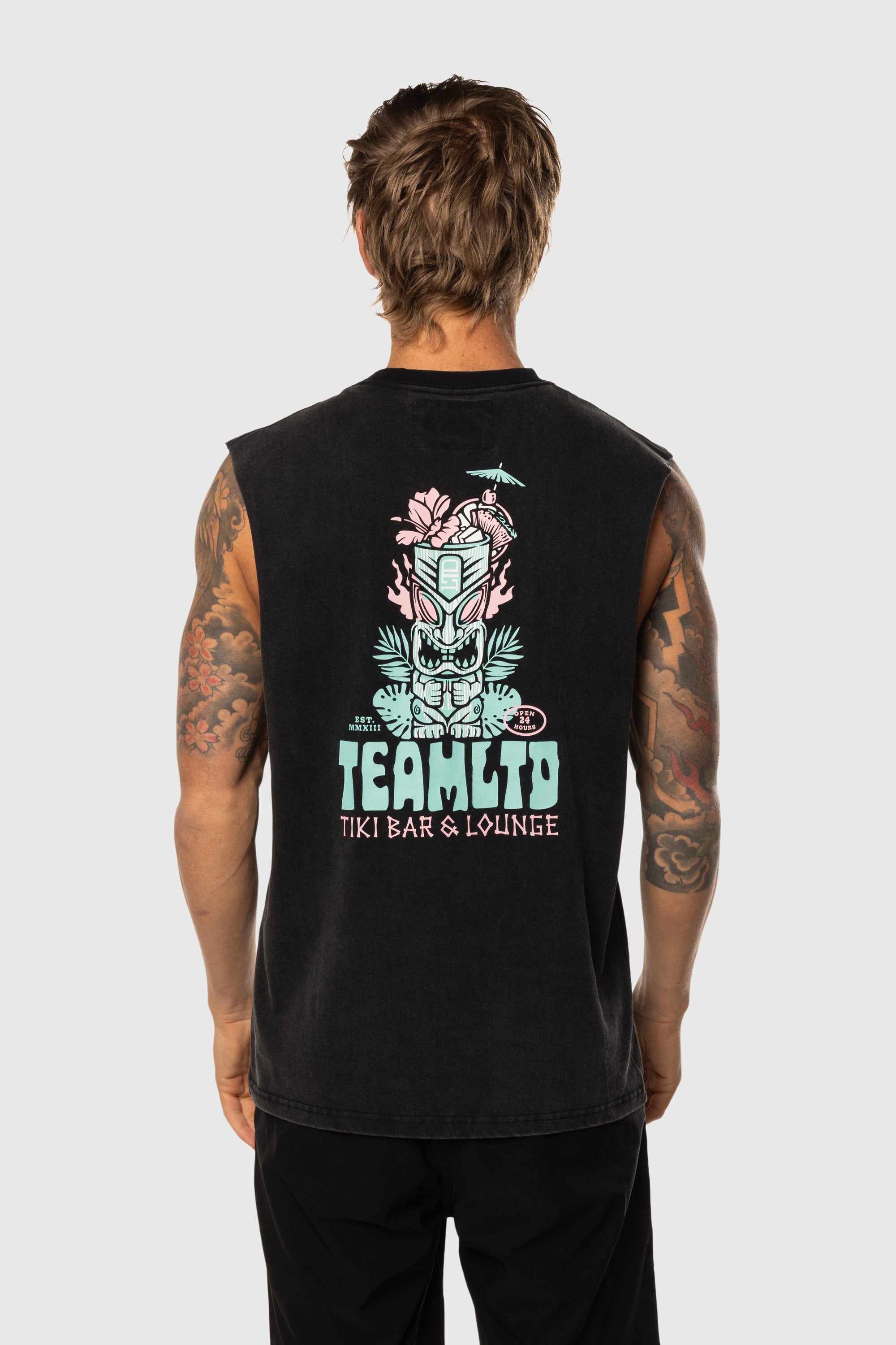 Tiki Aussie Tank Top - Women's Casual Sleeveless Shirt for Summer Beach & Outdoor Activities