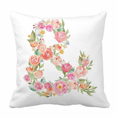 The Floral Ampersand Pillow Cover: A Touch of Elegance in Every Home