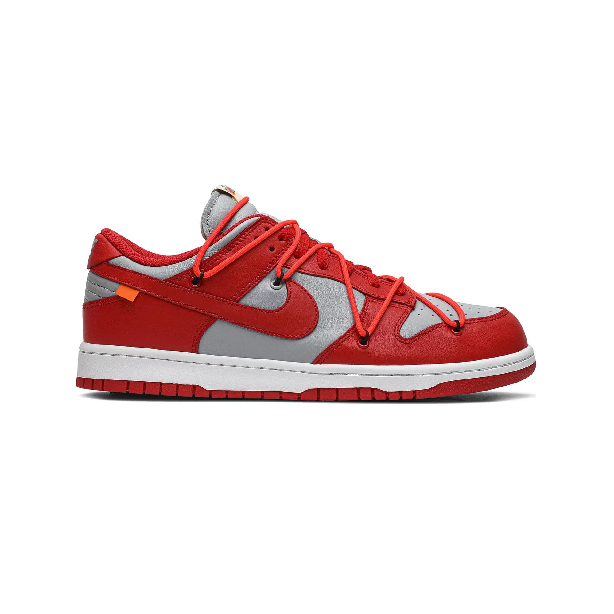 Nike Dunk Low x Off-White University Red Sneakers - Limited Edition Men's & Women's Shoes for Streetwear & Casual Fashion