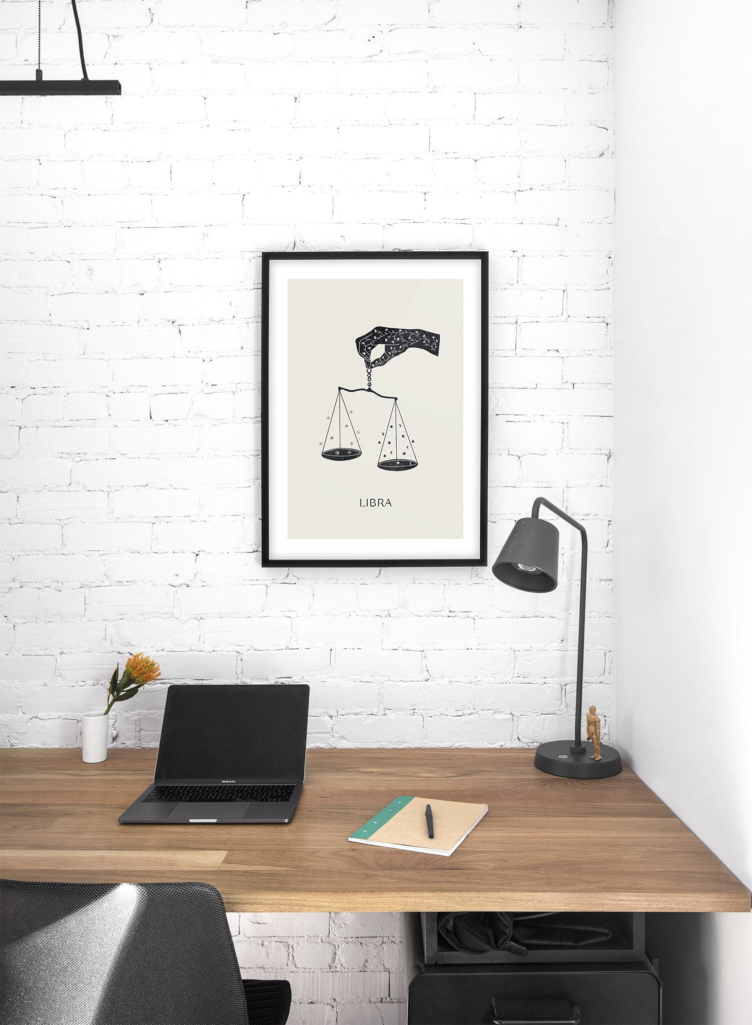 Libra Zodiac Sign Poster - High Quality Astrology Wall Art for Home & Office Decor - Perfect for Bedroom, Living Room, or Gift