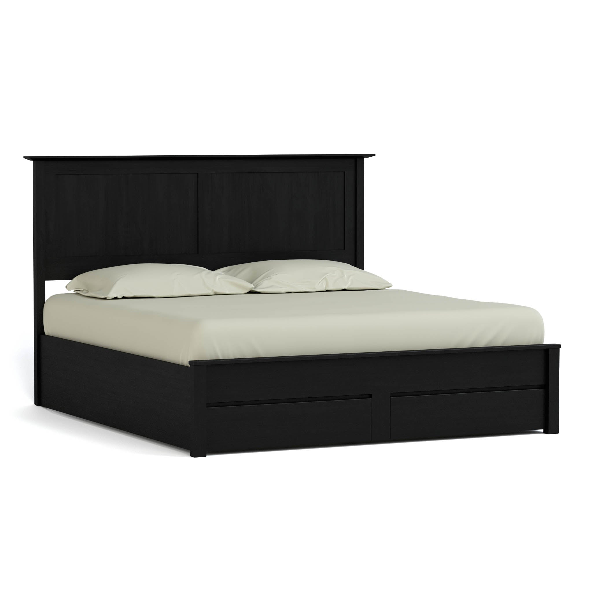 Gable Road Storage Bed - Queen Size Platform Bed with Underbed Storage Drawers for Small Spaces | Perfect for Apartments, Dorms & Guest Rooms