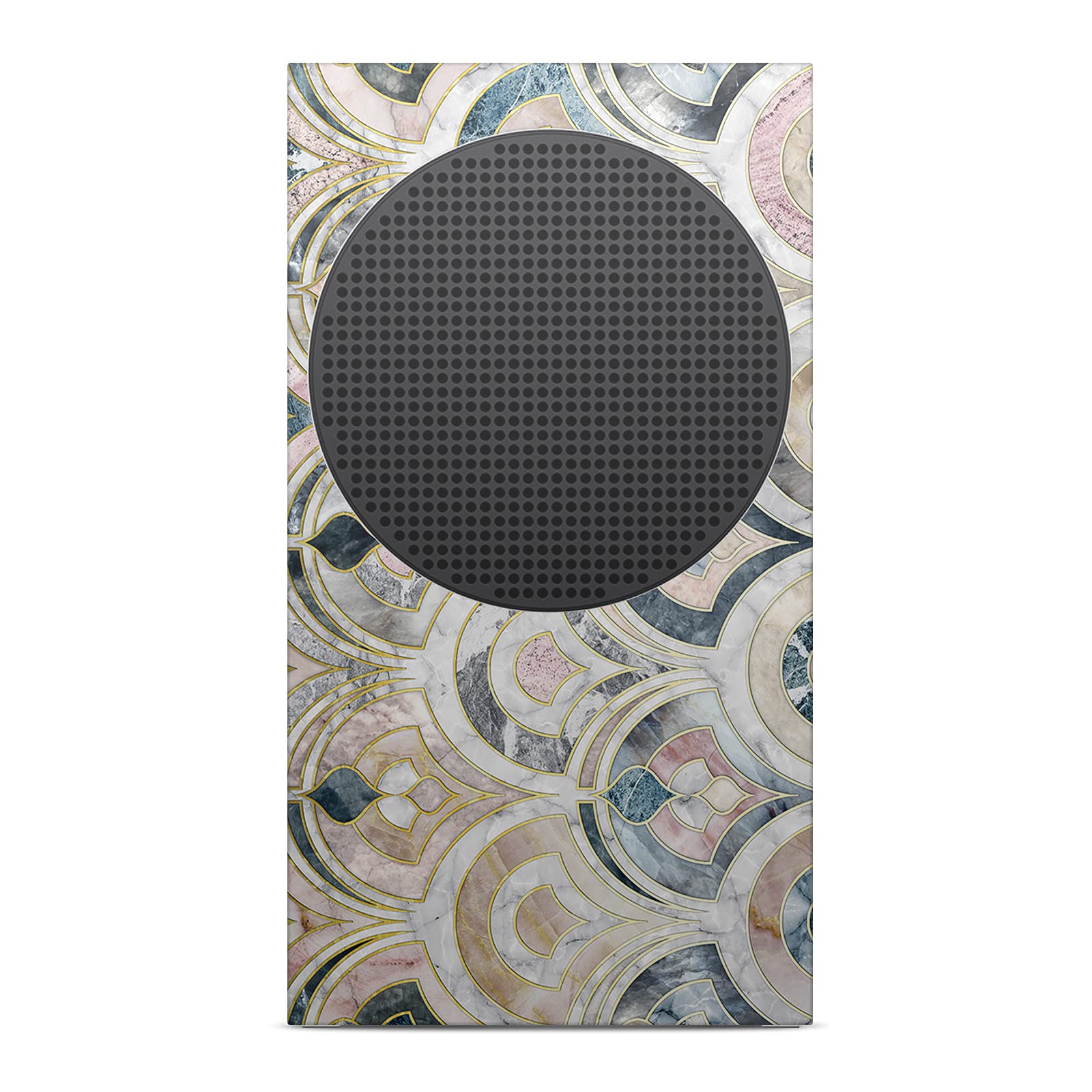Officially Licensed Micklyn Le Feuvre Art Deco Vinyl Sticker Skin Cover for Xbox Series S Console & Controller - Soft Pastels Art Mix | Gaming Accessories | Perfect for Console Protection & Personalization