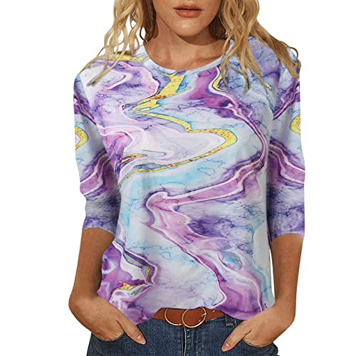 Women's Casual Loose Fit Short Sleeve T-Shirts - Summer Yoga Workout Tunic Tops for Women - Perfect for Gym, Office & Everyday Wear