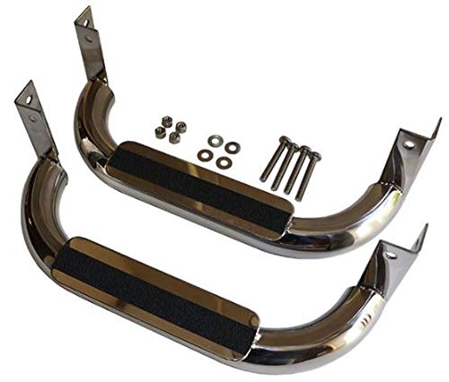 3G Mega Sport Steps - Stainless Steel Running Boards for EZGO TXT & Medalist Golf Carts (1994+) - Durable & Stylish Upgrade for Easy Entry & Exit