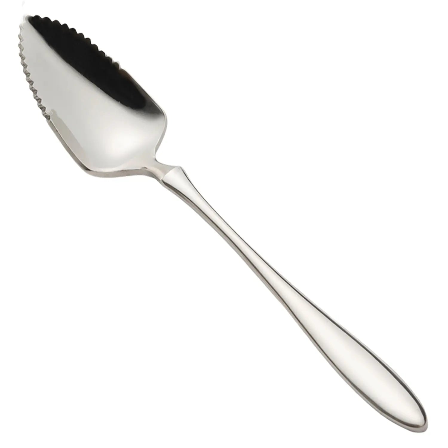 Asahi Bonheur Premium Stainless Steel Grapefruit Spoon - Serrated Edge for Easy Fruit Cutting - Perfect for Breakfast, Desserts & Healthy Snacking