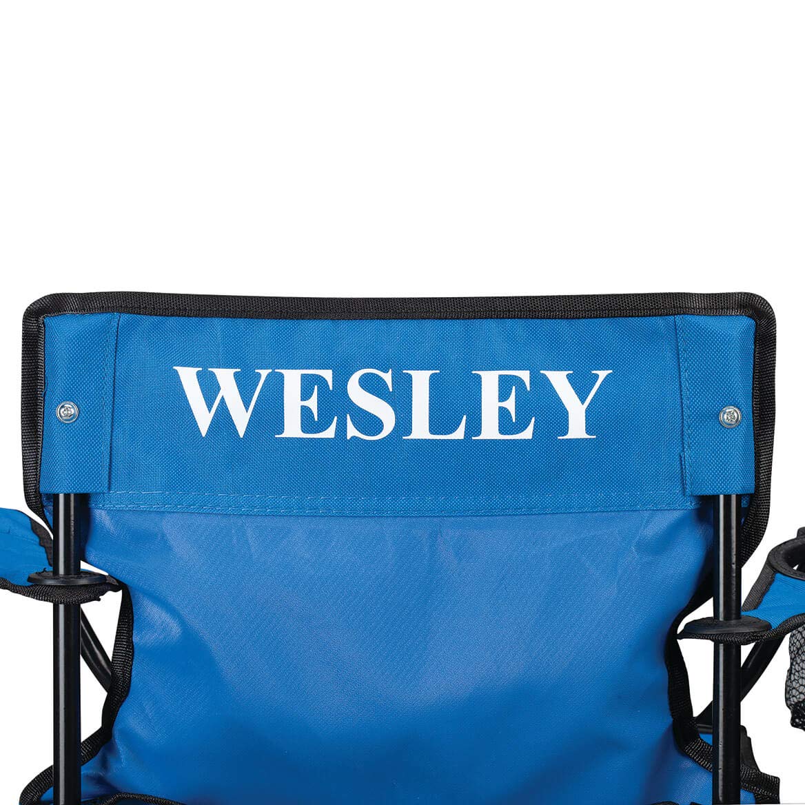Personalized Kids Camping Chair for Outdoor Adventures - Fox Valley Traders Blue Foldable Chair for Beach, Picnic, Backyard & Camping Trips
