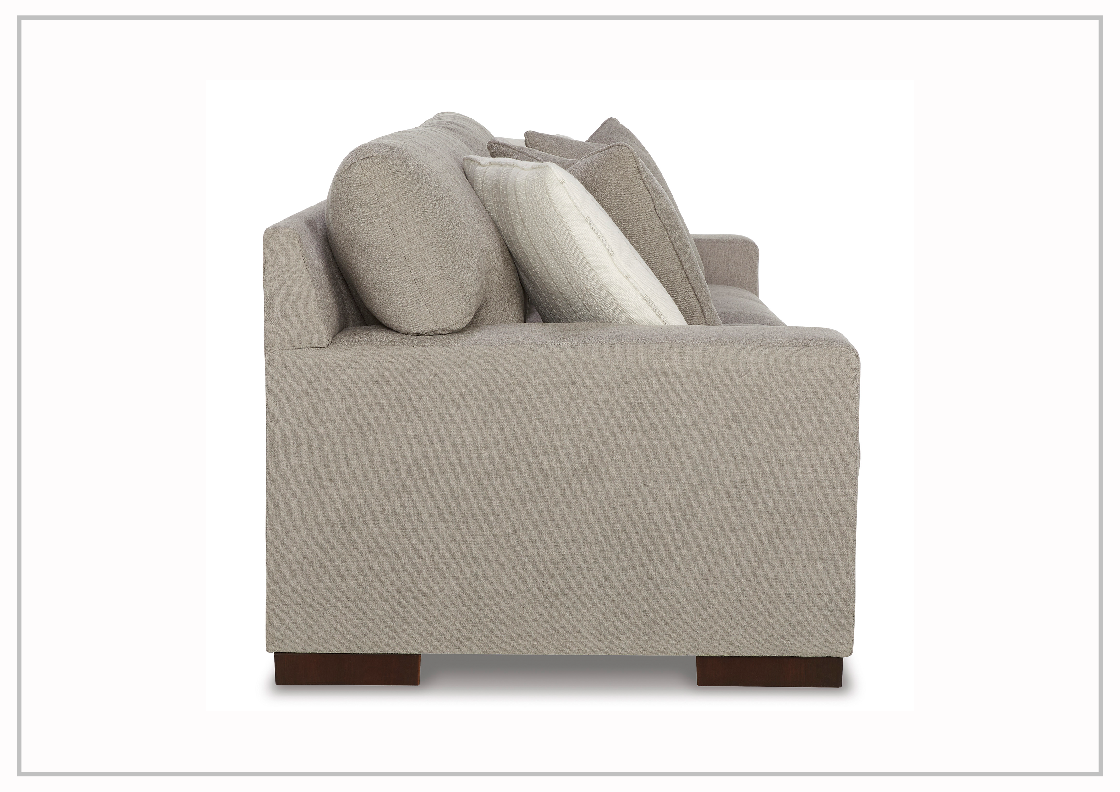 Gio Italia Modena 3-Seater Fabric Sofa in Beige | Modern Living Room Furniture | Comfortable Couches for Home, Office & Lounge