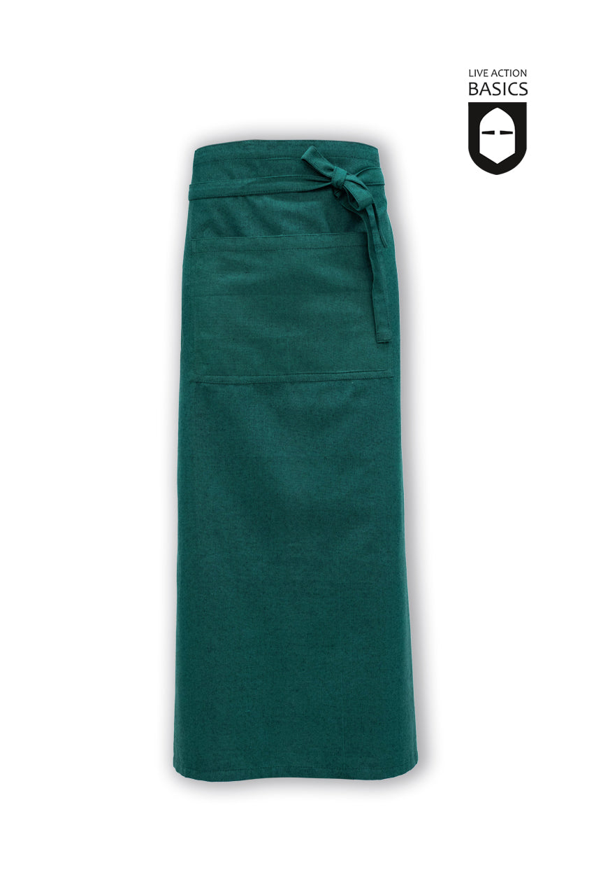 Premium Long Green Apron for Cooking, Baking & Grilling - Durable & Stylish Kitchen Apron for Chefs & Home Cooks