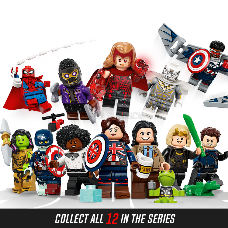 LEGO Marvel Studios Series 1 Winter Soldier Collectible Minifigure (4/12) - Perfect for Marvel Fans, Collectors & Superhero Display