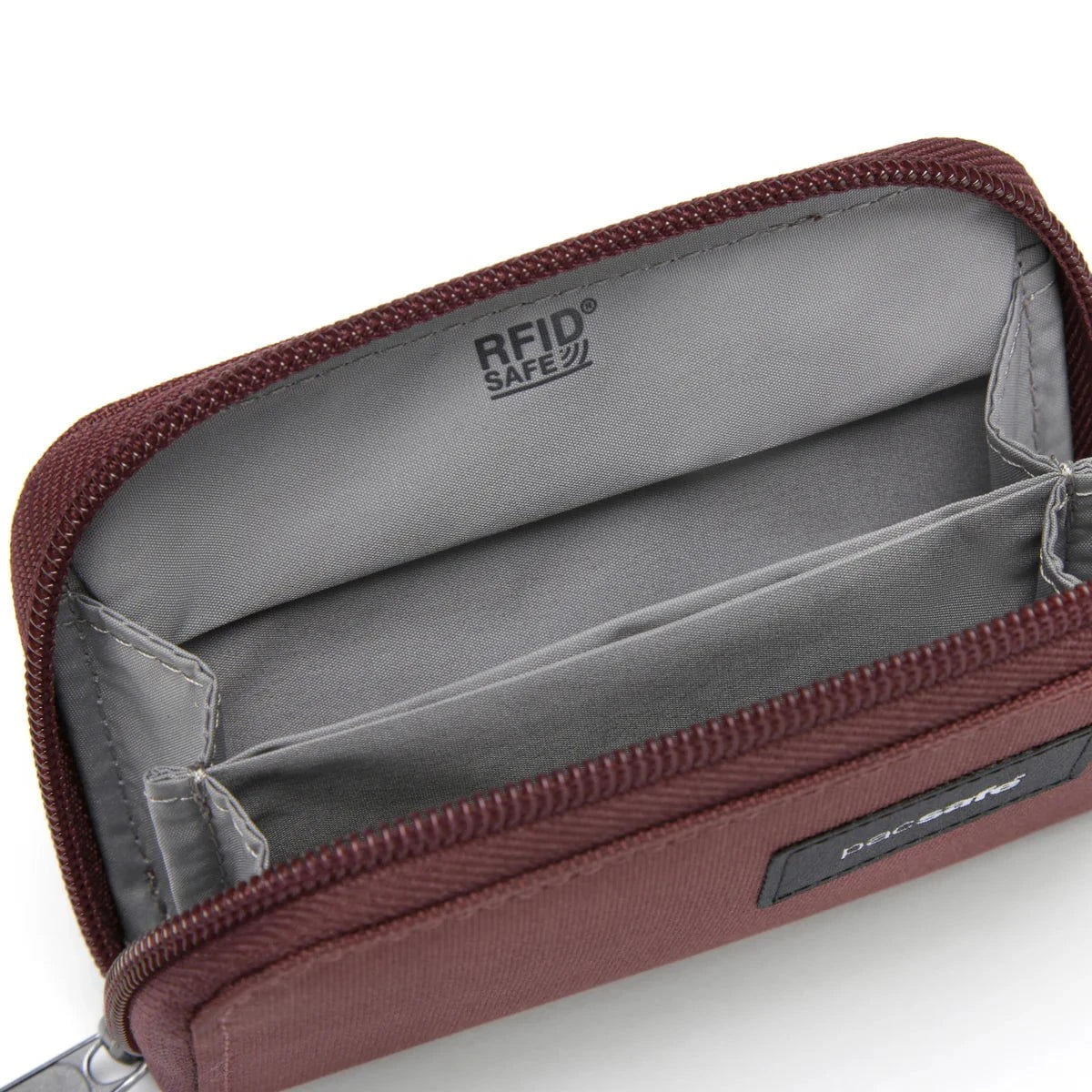 Pacsafe RFIDsafe™ RFID Blocking Card Wallet - Secure Credit Card Holder for Travel & Daily Use - Protect Against Digital Theft & Identity Fraud