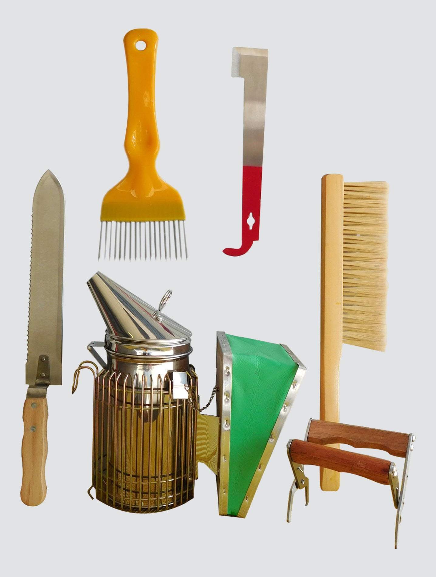 Flat Pack Beekeeping Starter Kit - 2 New Zealand Pine Beehives with Essential Tools & Poly Cotton Ventilated Bee Suit | Beginner Beekeeping Supplies for Backyard Hobbyists & Apiary Enthusiasts