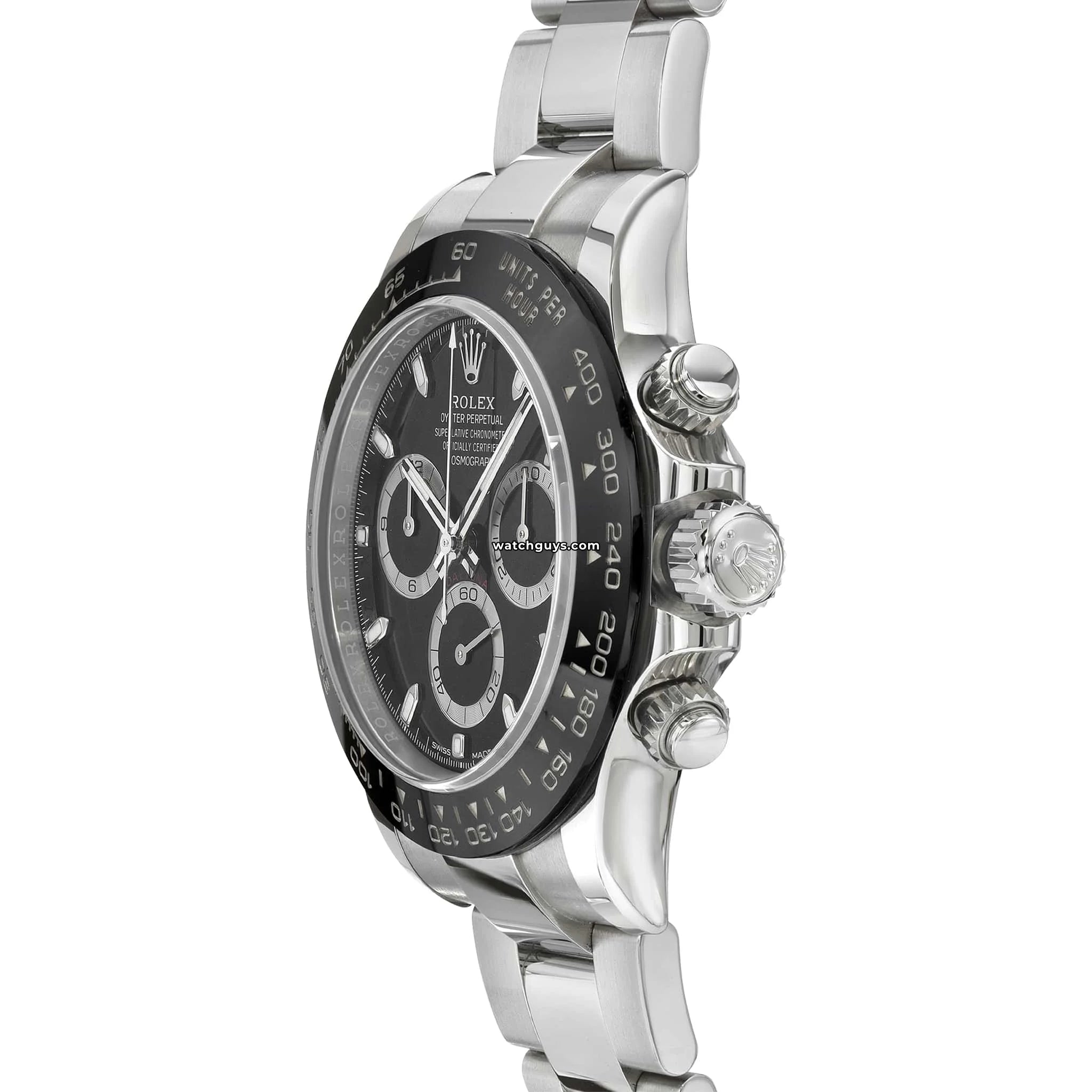 Authentic Rolex Daytona 116500LN Black Dial Stainless Steel Watch - Luxury Men's Chronograph for Business, Gifting & Special Occasions