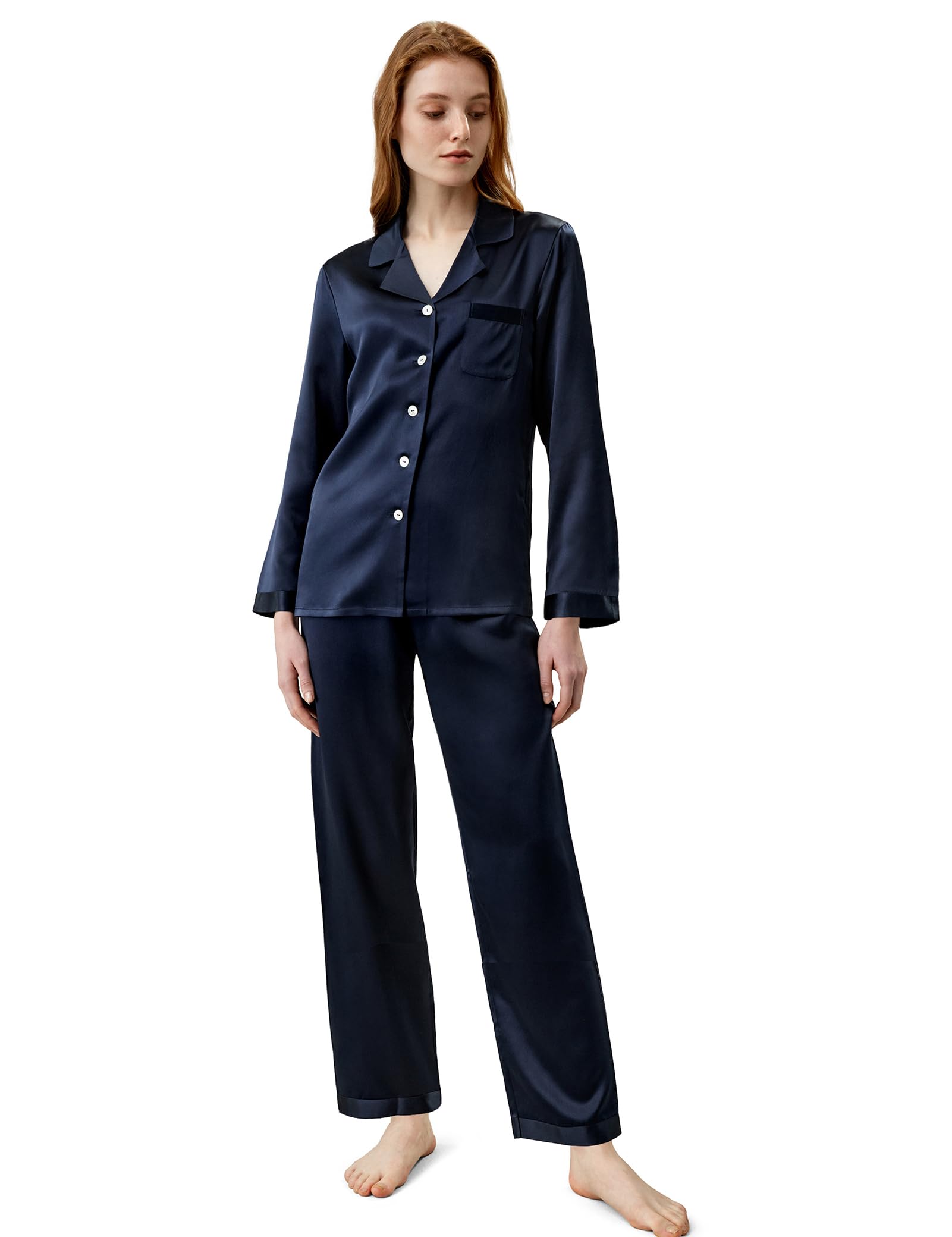 LilySilk Women's Classic Silk Blouse - Elegant & Comfortable Ladies Shirt for Work, Office, and Special Occasions