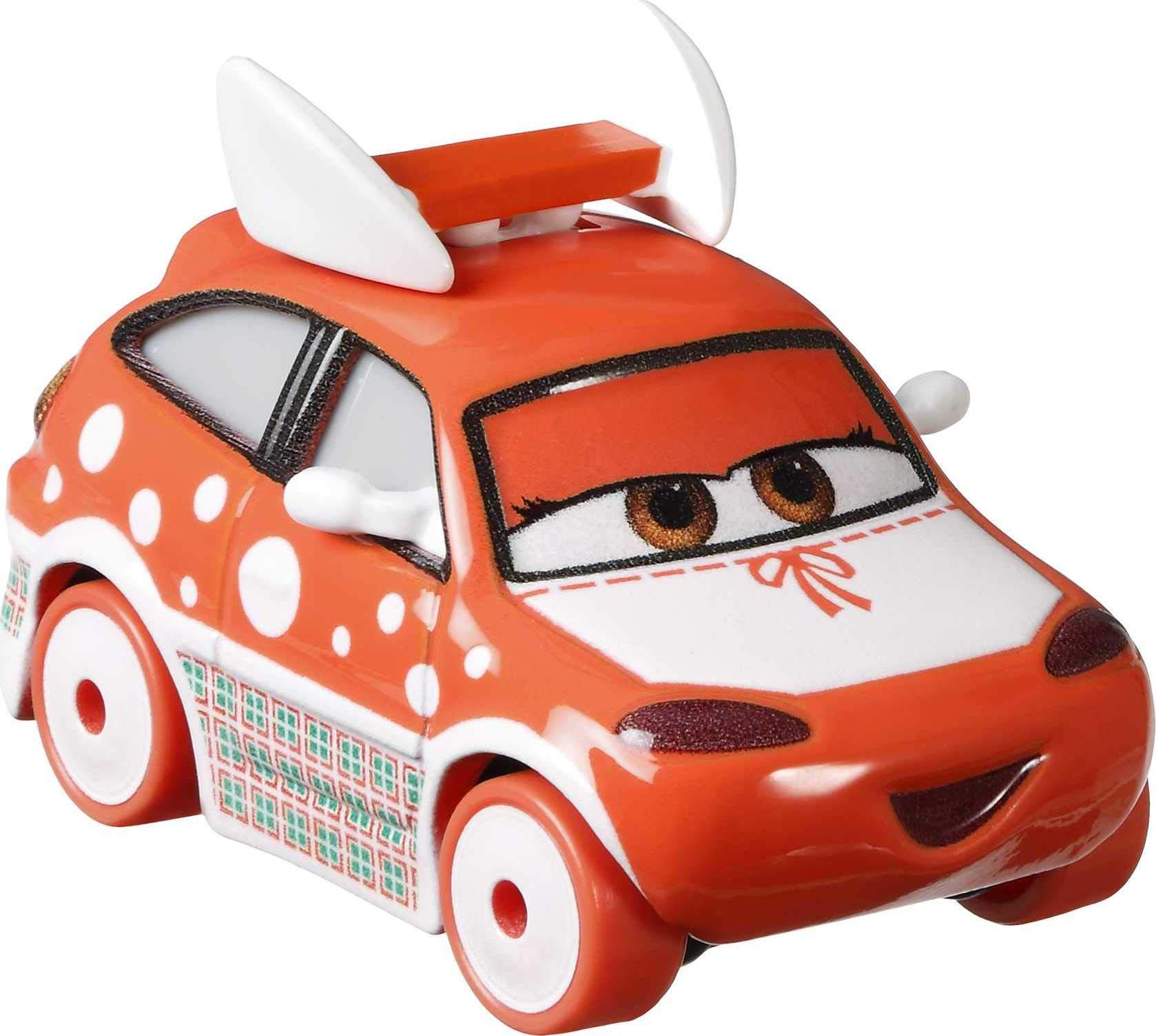 Disney Cars Movie Harumi Miniature Collectible Race Car Toy - Authentic Character from Cars Films, for Kids Age 3+ (Multicolor) | Perfect Gift for Birthday, Christmas & Playtime Fun