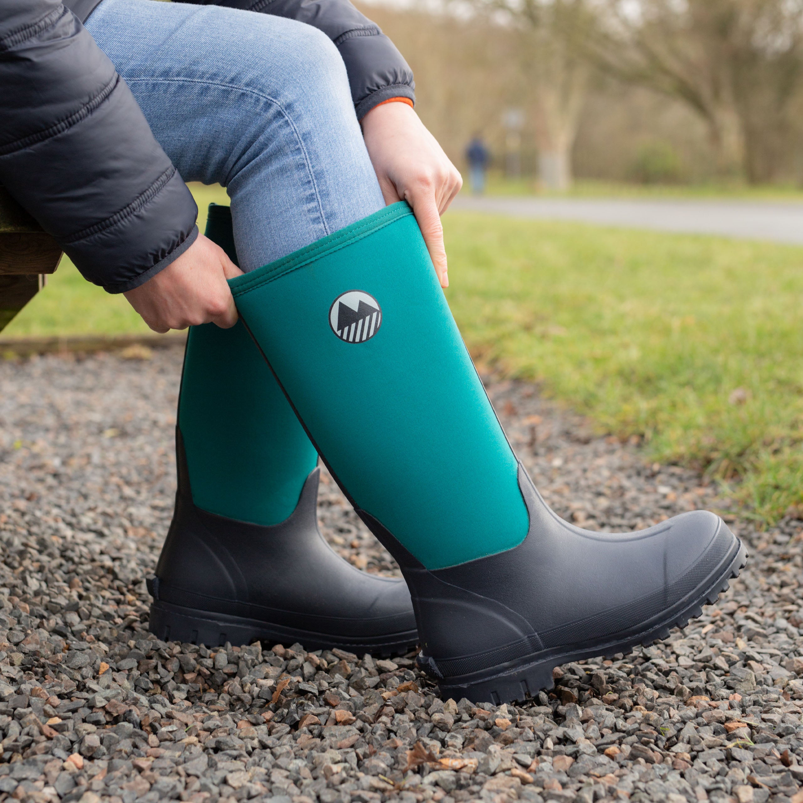 Women's Waterproof Neoprene Wellington Boots - Comfortable Rain Boots for Women - Perfect for Gardening, Hiking & Outdoor Activities