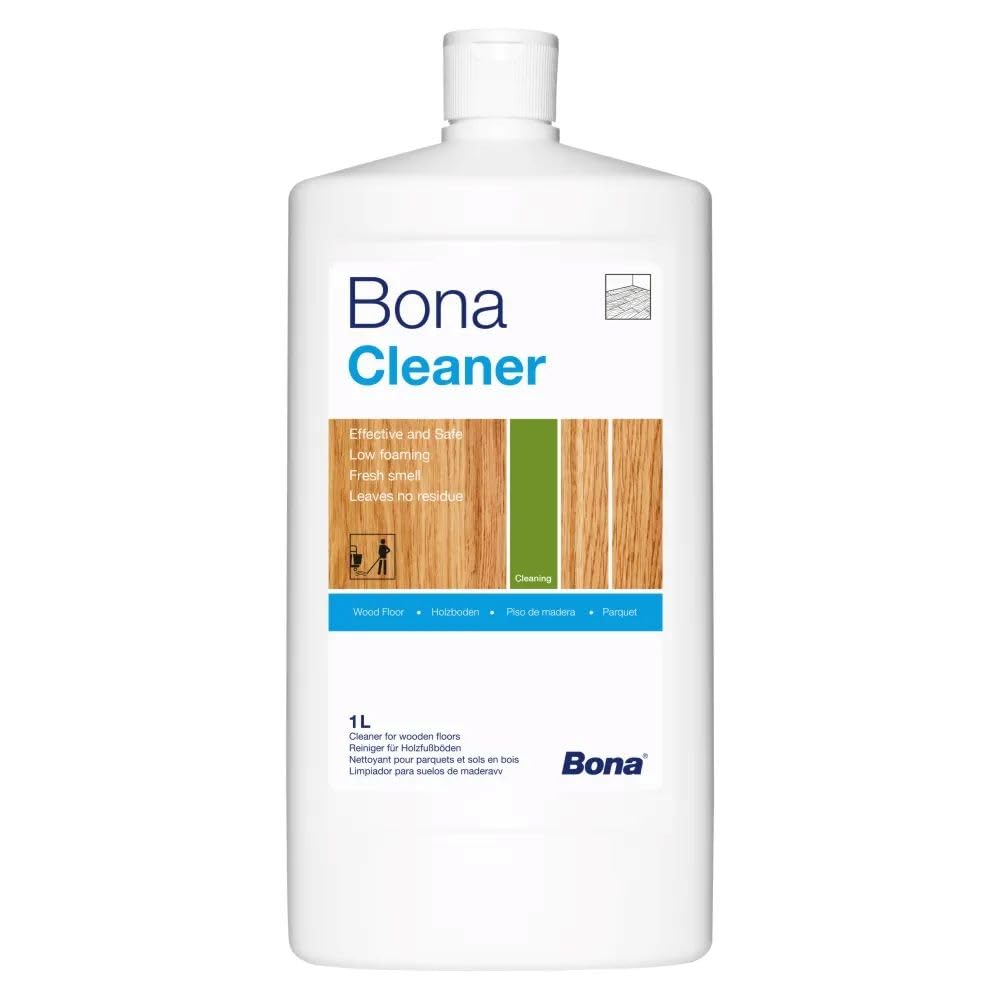 Bona Hardwood Floor Cleaner 1 Liter - Safe for Wood Floors, Removes Dirt & Grime - Ideal for Home, Office & Commercial Use
