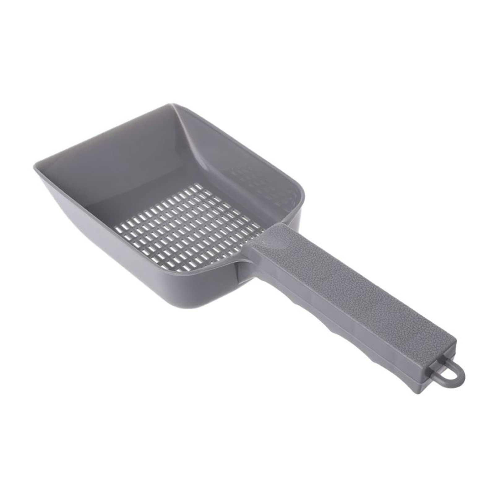VURYA Durable Plastic Cat Litter Scoop - Portable Pet Waste Shovel for Indoor Cleaning - Gray Pet Supplies for Easy Litter Box Maintenance & Home Hygiene