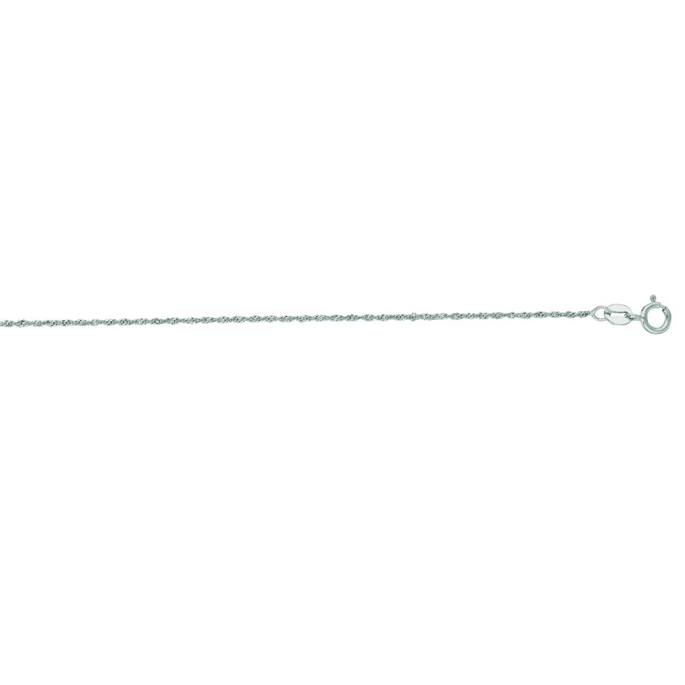 14K Gold 1.1mm Singapore Chain Necklace for Women - Dainty & Elegant Jewelry for Everyday Wear, Layering, and Special Occasions