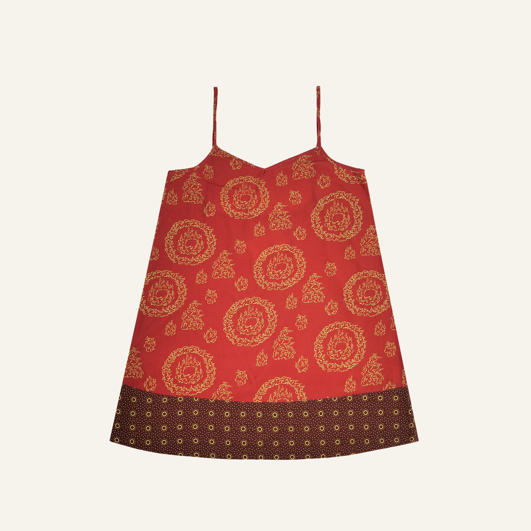 Elegant Fire Slip Dress for Women - Sexy & Comfortable Nightwear, Loungewear & Sleepwear - Perfect for Date Nights, Vacations & Relaxing at Home