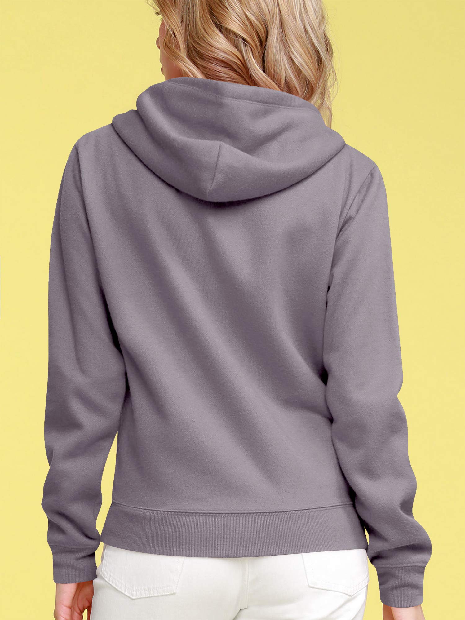 CTC Women's Active Fleece Zip-Up Hoodie Sweater Jacket - Warm & Comfortable Workout Top for Running, Yoga & Outdoor Activities