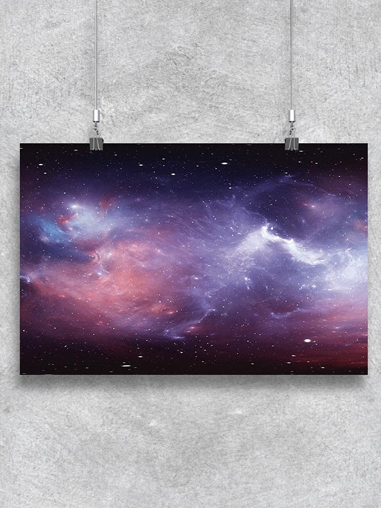 360 Degree Space Nebula Poster - Stunning Galaxy Wall Art for Home, Office & Classroom Decor