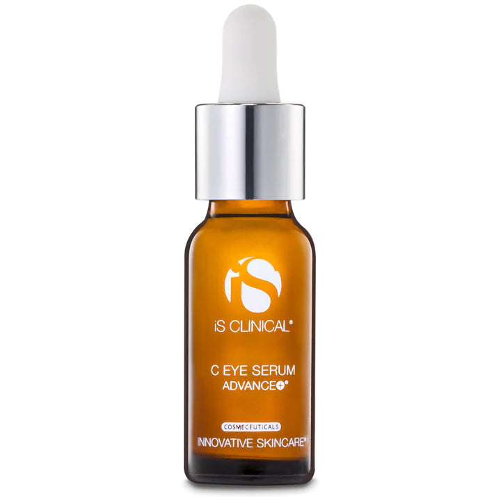 iS Clinical C Eye Serum Advanced - Vitamin C Brightening & Anti-Aging Eye Treatment for Dark Circles & Wrinkles - Perfect for Morning & Night Skincare Routine