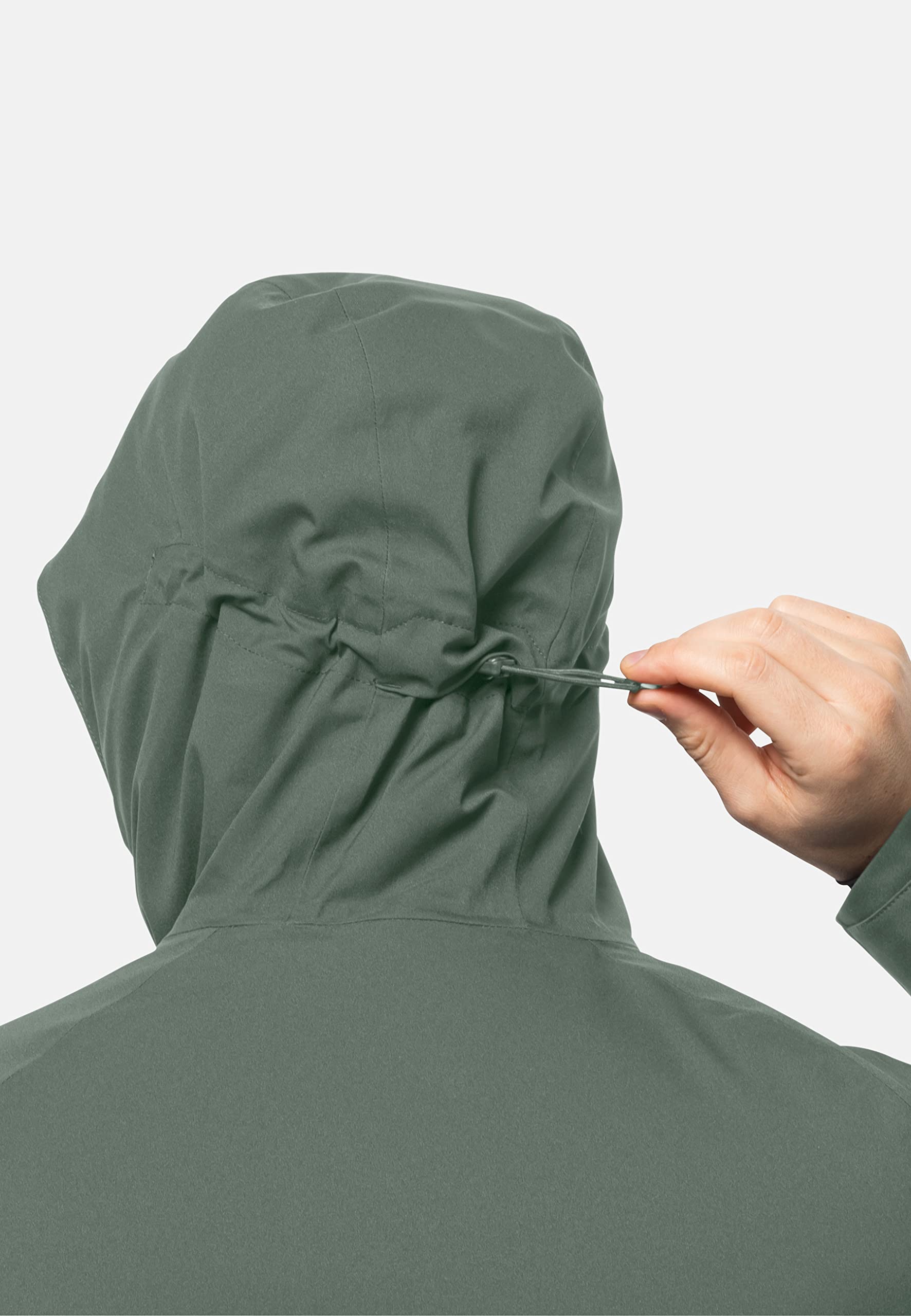 Jack Wolfskin Men's Troposphere Waterproof Hiking Jacket - Lightweight Windproof Outdoor Shell for Camping & Mountain Climbing