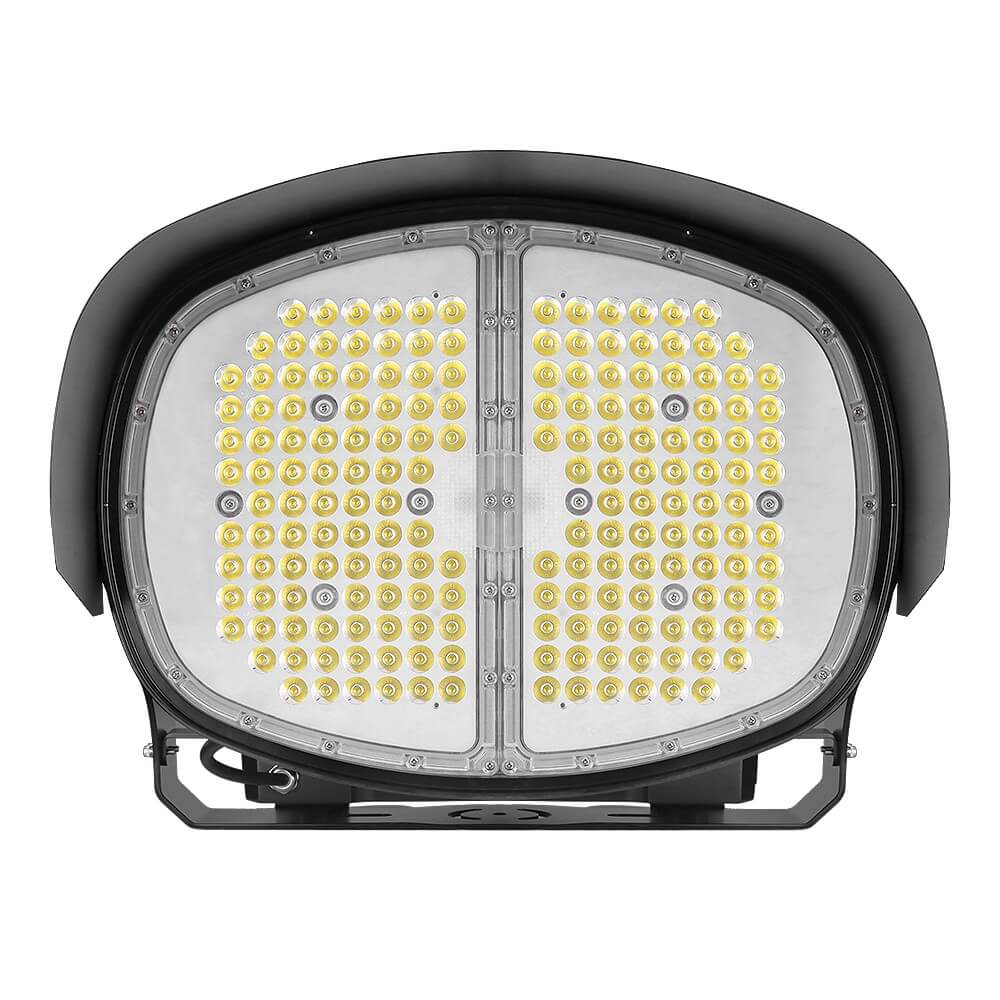 Konlite VEGA Premium 600W LED Stadium Light - 95,000 Lumens, 5700K Daylight White, 200-480V, Equivalent to 1500W Metal Halide - 10 Year Warranty - Perfect for Outdoor Sports Fields, Arenas, Parking Lots & Large Area Lighting