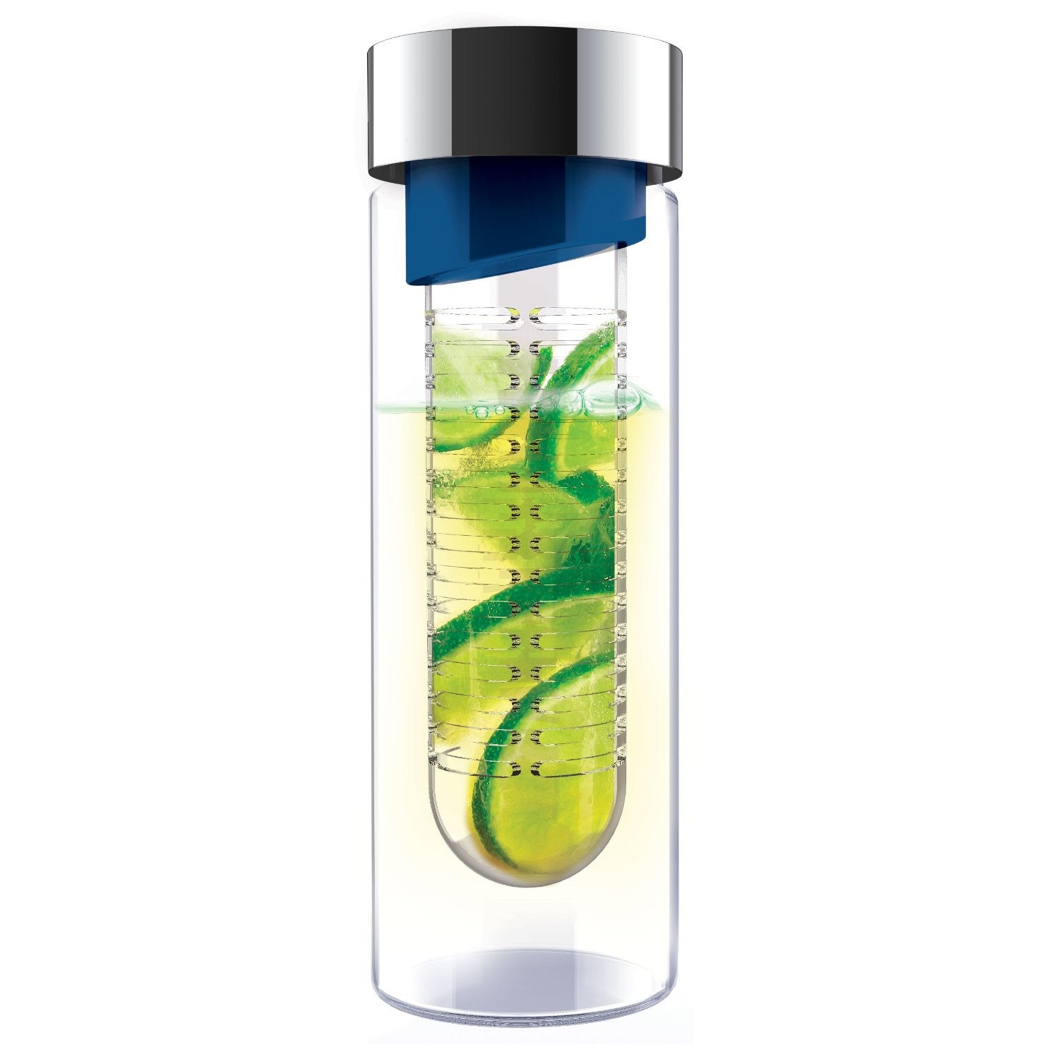 Asobu Flavour It - Insulated Stainless Steel Water Bottle with Flavor Infuser - Perfect for Gym, Hiking & Office Hydration