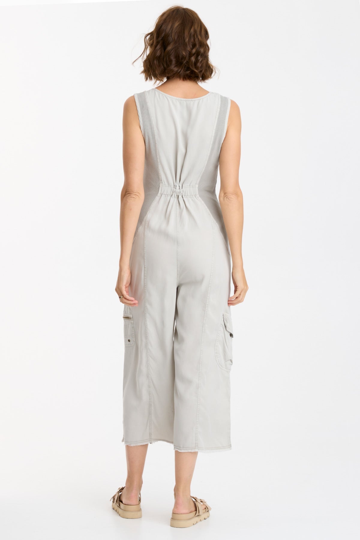 Tavin Women's Stylish Crop Jumpsuit - Comfortable Casual Romper for Summer Outings, Beach Vacations & Music Festivals