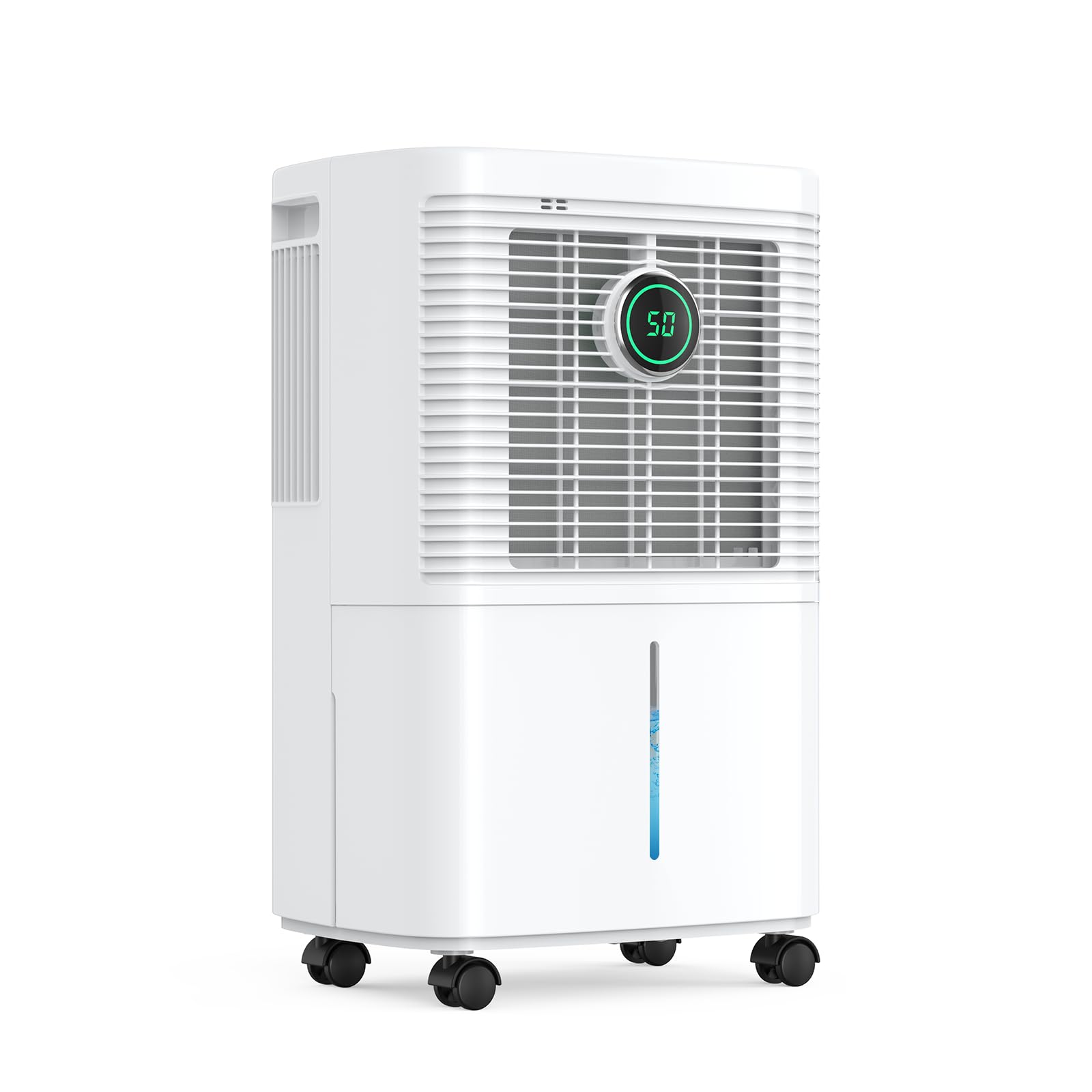 Innvitop 12L/Day Dehumidifier with Digital Humidity Display & 24H Timer - Quiet Home Dehumidifier for Bedroom, Basement, Laundry Room - Continuous Drainage for Drying Clothes & Eliminating Dampness | Perfect for High Humidity Areas & Mold Prevention