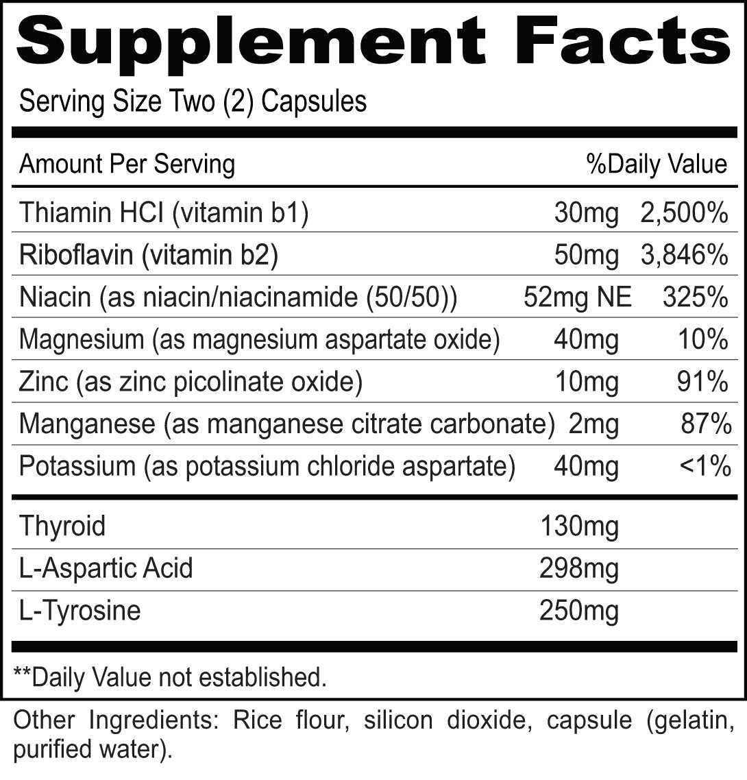 Thyroid Plus Supplement - Supports Healthy Thyroid Function with Essential Nutrients | Boost Energy & Metabolism for Daily Wellness