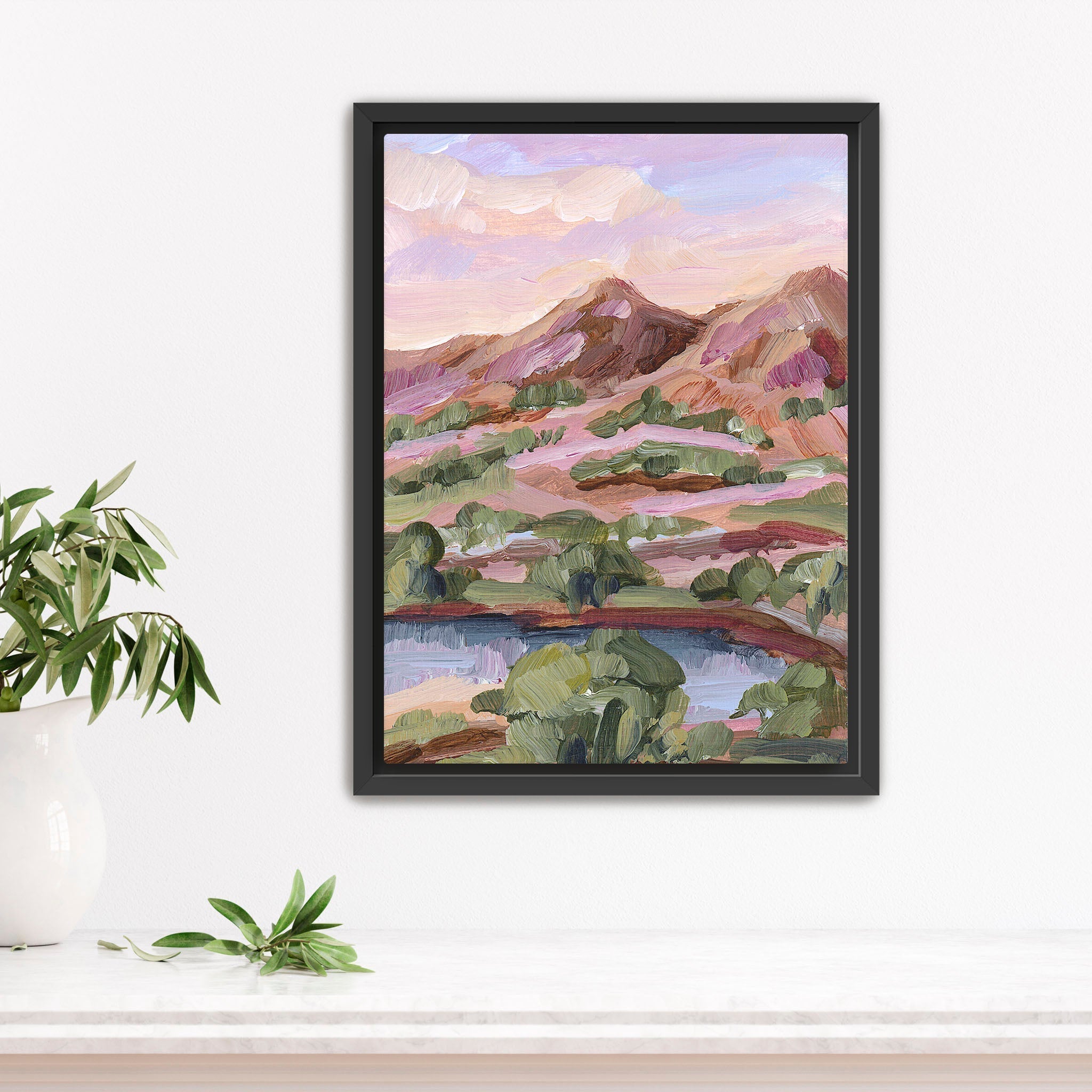 Phoenix Sunset Wall Art Print - Stunning Sunset Painting for Home & Office Decor - Perfect for Living Room, Bedroom, or Gift