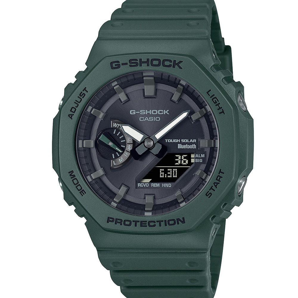 G Shock GAB2100 3A Bluetooth Solar Watch - Rugged Digital Sport Watch with Bluetooth Connectivity & Solar Power - Perfect for Outdoor Adventures, Fitness Tracking & Everyday Wear