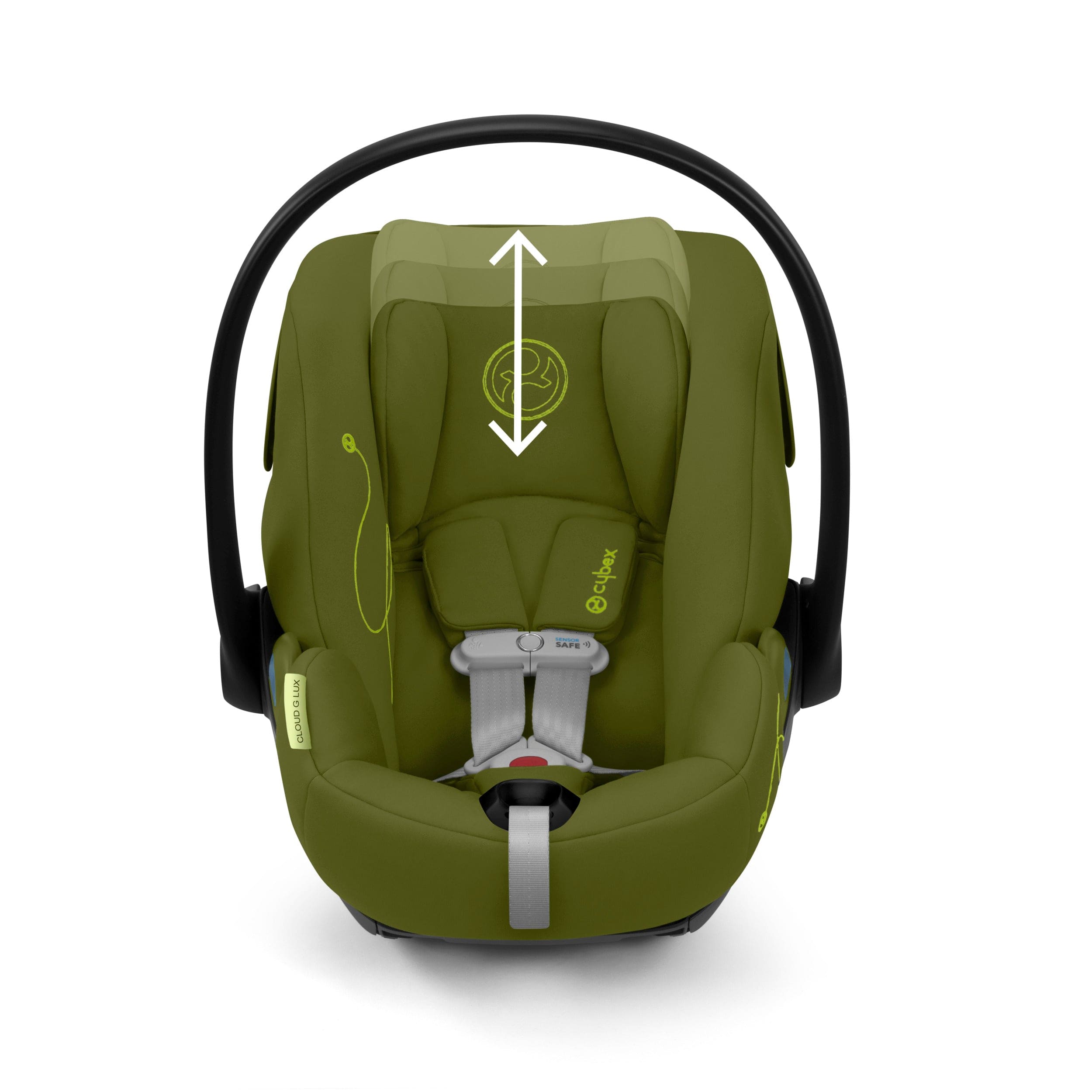Cybex Cloud G Lux Comfort Extend Infant Car Seat - Premium Safety & Comfort for Newborns - Perfect for Travel, Shopping & Family Outings