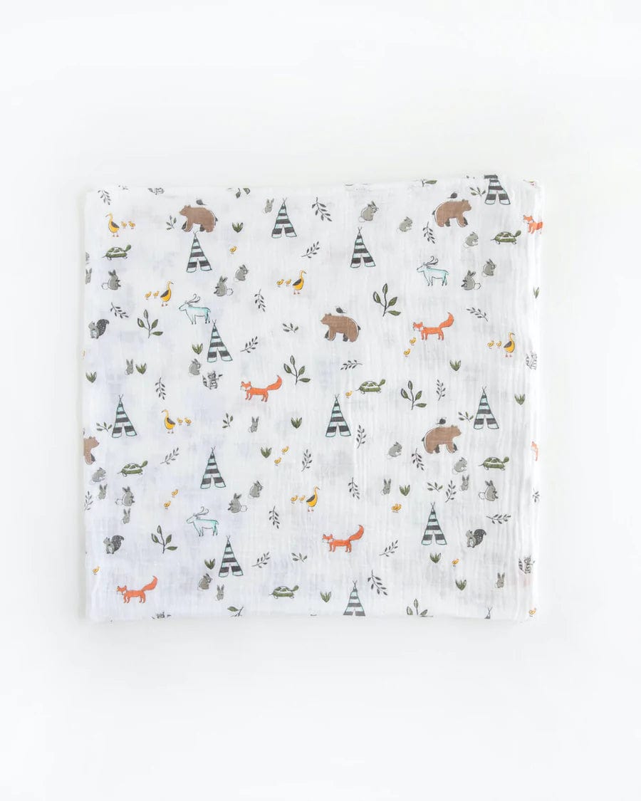 Little Unicorn 100% Cotton Muslin Swaddle Blanket - Soft Baby Swaddles for Newborns, Perfect for Nursery, Photography & Gift Giving