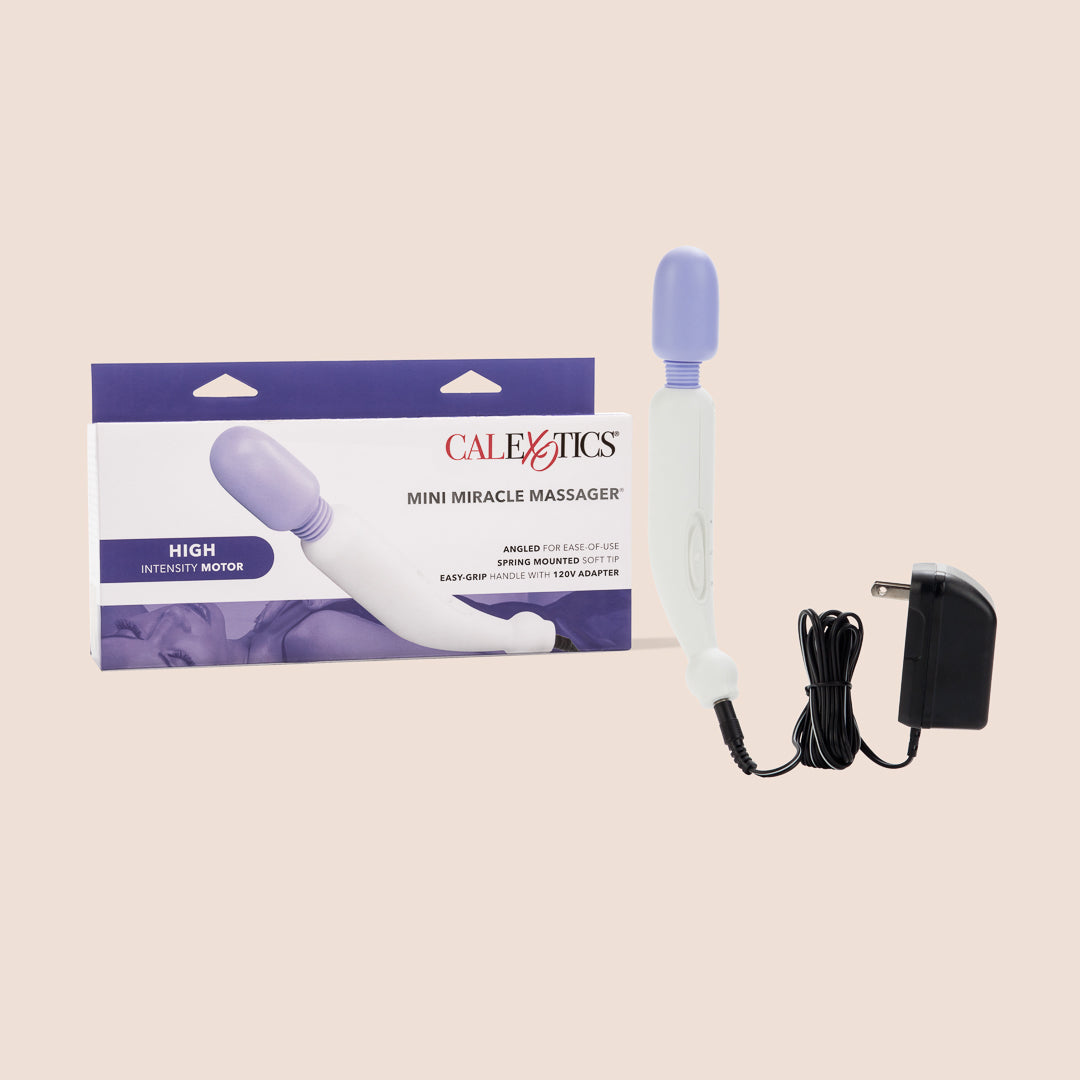 Mini Miracle Massager® - Portable Electric Wand Massager for Neck, Back & Shoulder Pain Relief - Perfect for Home, Office & Travel Use