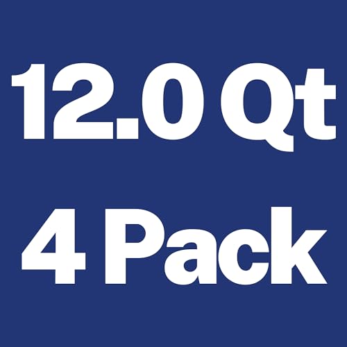 12.0 Qt-4 Pack(Blue Lids)