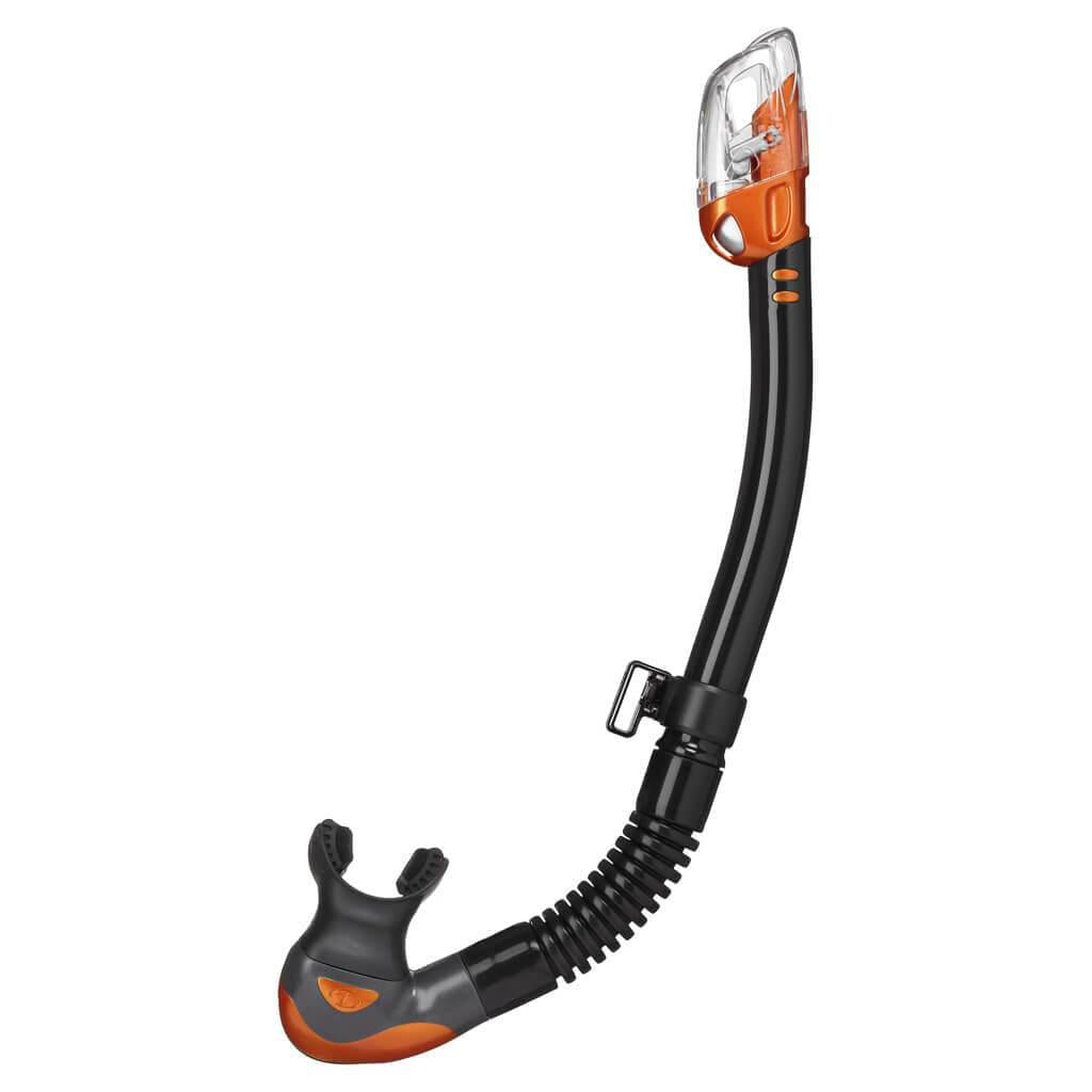 TUSA Hyperdry Elite II Snorkel - Premium Dry Snorkel for Scuba Diving & Snorkeling - Comfortable & Anti-Fog Design for Ocean, Pool & Water Sports