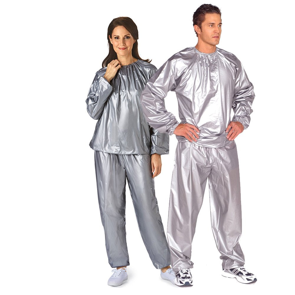 2 Piece Sauna Detox Suit for Weight Loss & Detoxification - Sweat Therapy Outfit for Home Spa, Workout & Relaxation