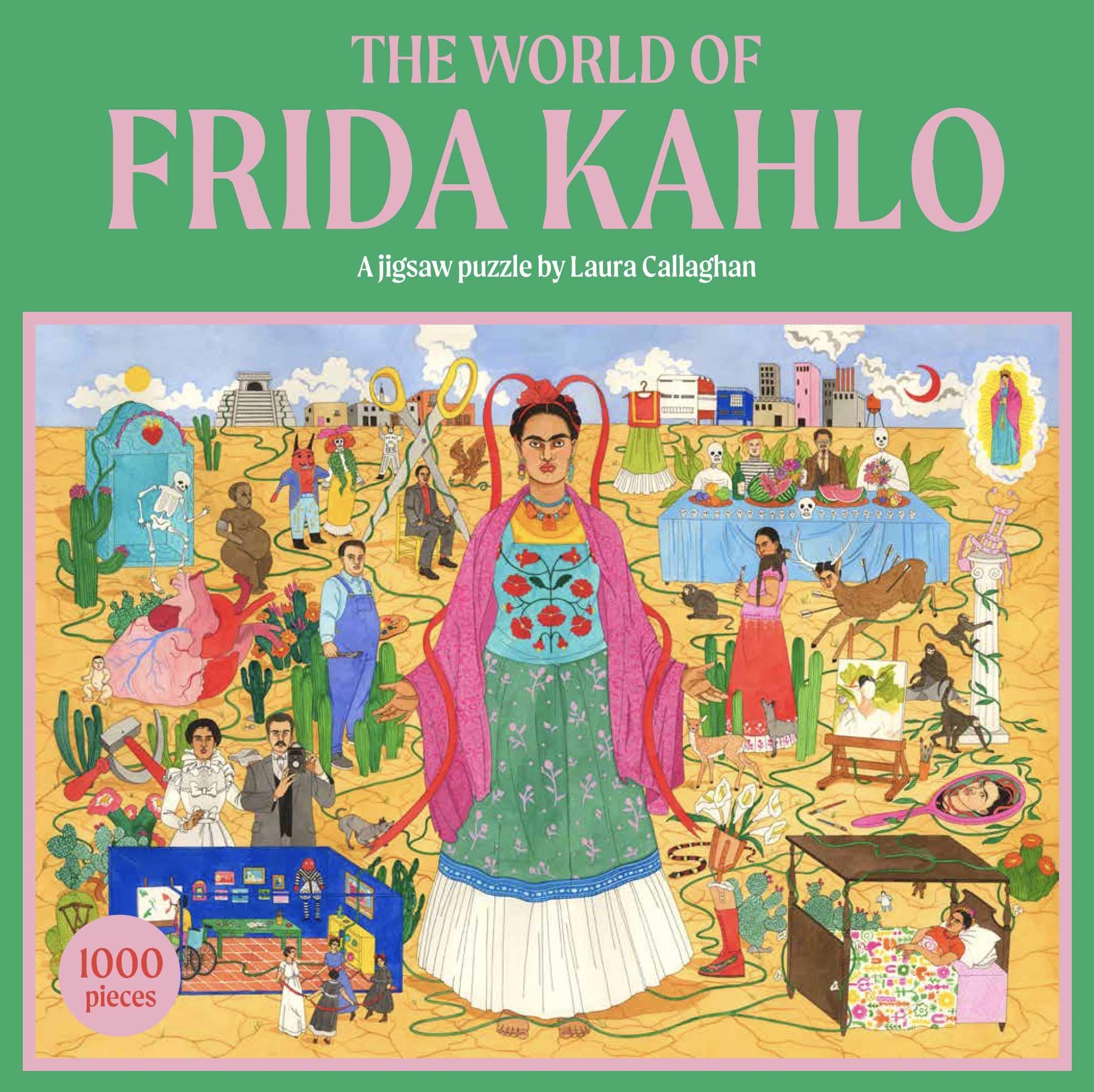 Frida Kahlo 1000 Piece Jigsaw Puzzle - Challenging Art Puzzle for Adults - Perfect for Family Game Night & Home Decor