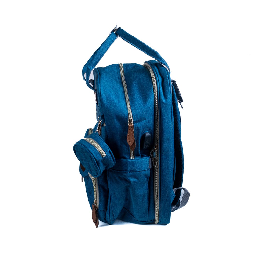 BabyBear Diaper Bag Backpack - Large Insulated Baby Bag with Changing Pad, Stroller Straps & Multiple Pockets for Travel, Daycare & Outings